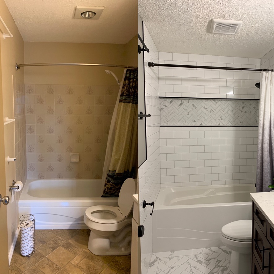 Before and After Renovation 